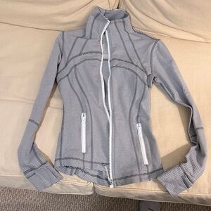Lululemon Athletica Gray and White Jacket